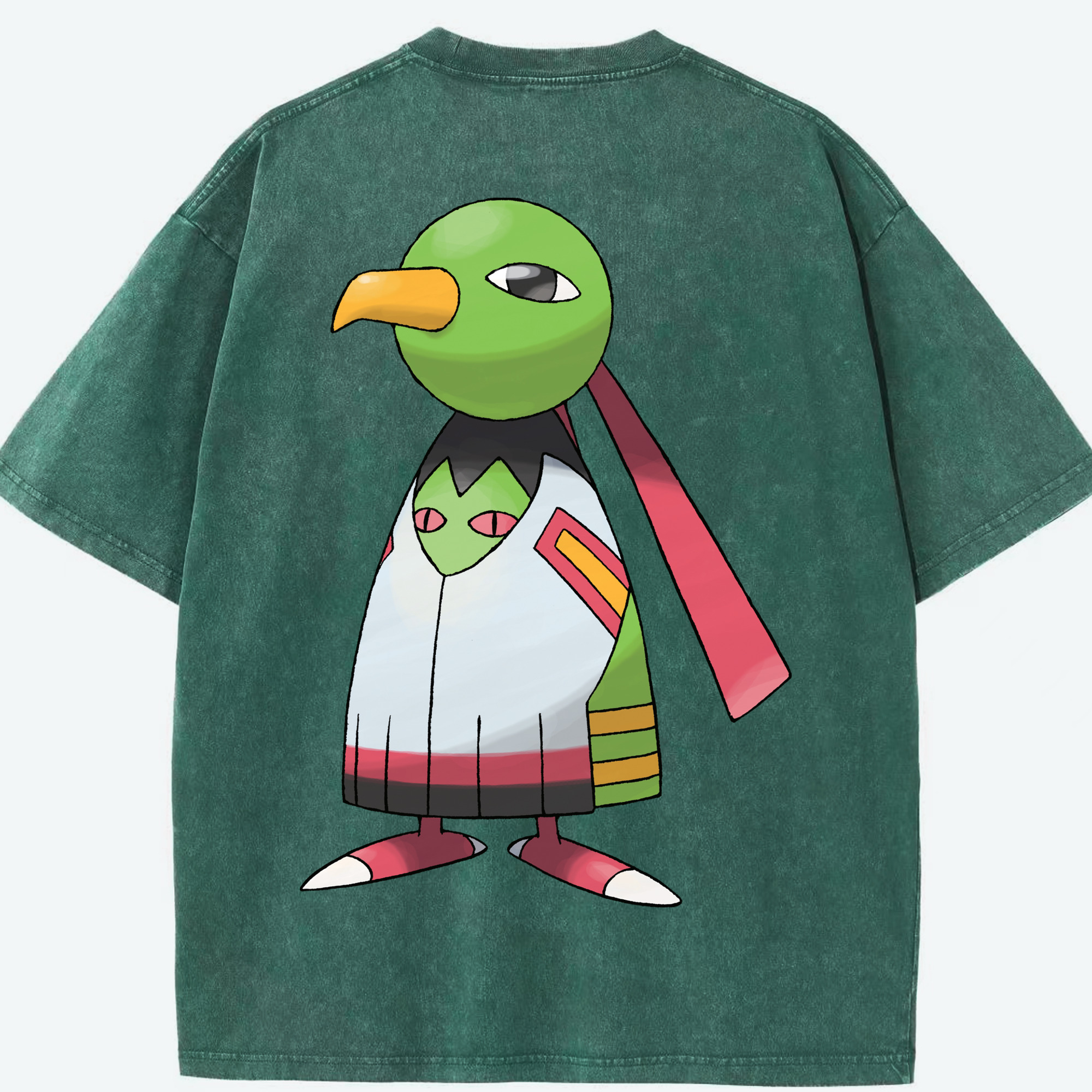 （画像用） ポケットモンスター Pokémon 綿100% ヴィンテージ風 半袖Tシャツ（背面プリント）